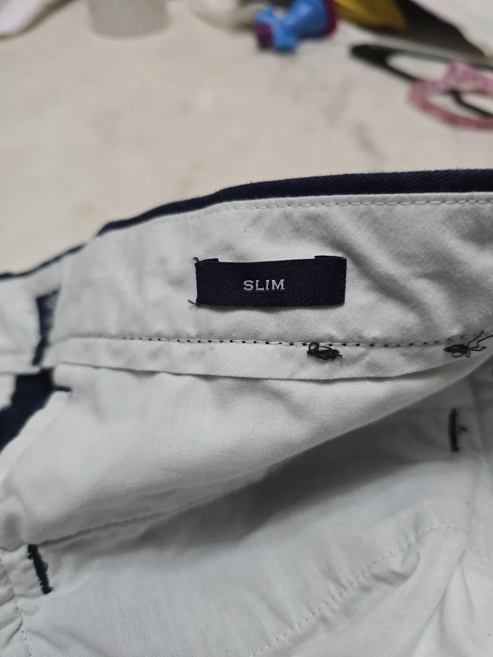 J. Crew Men's Navy Slim Straight Jeans